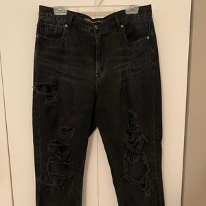 American Eagle Distressed Mom Jeans